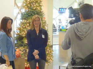 Erin and Shary being interviewed by a local news station during a recent event.